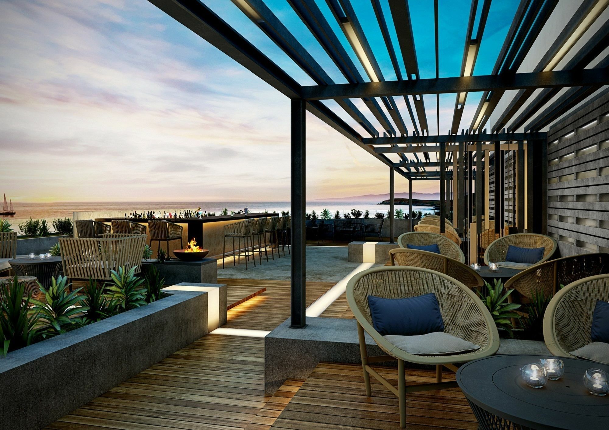 Saadiyat Rotana Resort And Villas Abu Dhabi Esterno foto The Sky Bar
